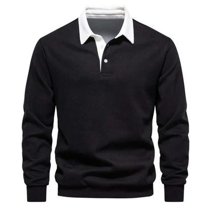 Langarm-Poloshirt für Herren - Premium Qualität