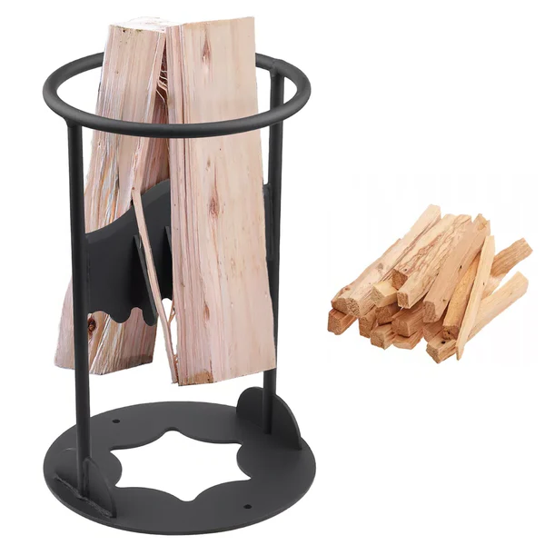 "Effizienter Holzspalter aus Gusseisen, robust und sicher, ideal für das Spalten von Feuerholz, langlebig und einfach zu bedi