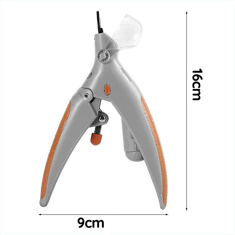 "Effizienter Hundekrallenknipser mit Schnellsensor und ergonomischem Griff für sicheres und präzises Krallenschneiden."