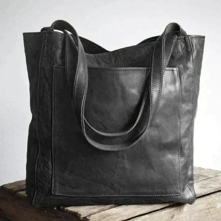 Elegant designte Damen-Umhängetasche aus strapazierfähigem Leder in klassischem Braun für modischen Alltagslook.