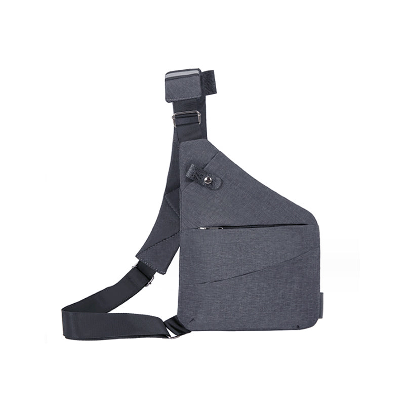 "Elegante Anti-Diebstahl-Schultertasche für Damen, schwarz, ergonomisch, wetterfest, sicher und stilvoll, 29x23x25 cm."