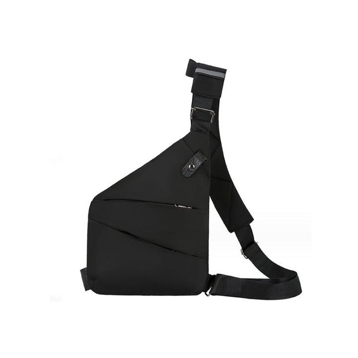 "Elegante Anti-Diebstahl-Schultertasche für Damen, schwarz, ergonomisch, wetterfest, sicher und stilvoll, 29x23x25 cm."