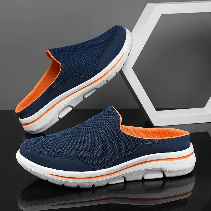 "Elegante, atmungsaktive Herren Hausschuhe in Blau, Braun, Rot, Schwarz mit ergonomischem Design und rutschfester Sohle"