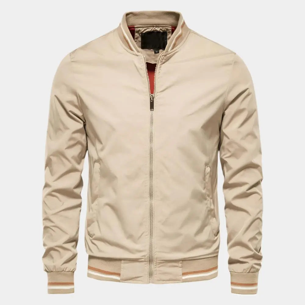 "Elegante Bomberjacke in Marineblau aus hochwertigen Materialien für stilvollen Komfort, perfekt für alle Anlässe."