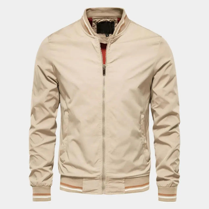 "Elegante Bomberjacke in Marineblau aus hochwertigen Materialien für stilvollen Komfort, perfekt für alle Anlässe."
