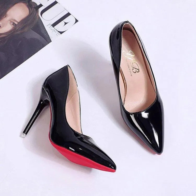 Elegante Damen Plateau Stiletto-Pumps mit hohen Absätzen, einfarbige Optik, vielseitig für Alltag und besondere Anlässe.
