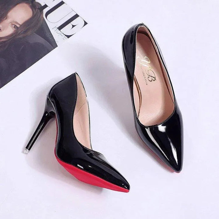 Elegante Damen Plateau Stiletto-Pumps mit hohen Absätzen, einfarbige Optik, vielseitig für Alltag und besondere Anlässe.