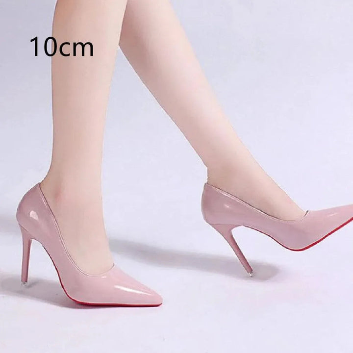 Elegante Damen Plateau Stiletto-Pumps mit hohen Absätzen, einfarbige Optik, vielseitig für Alltag und besondere Anlässe.