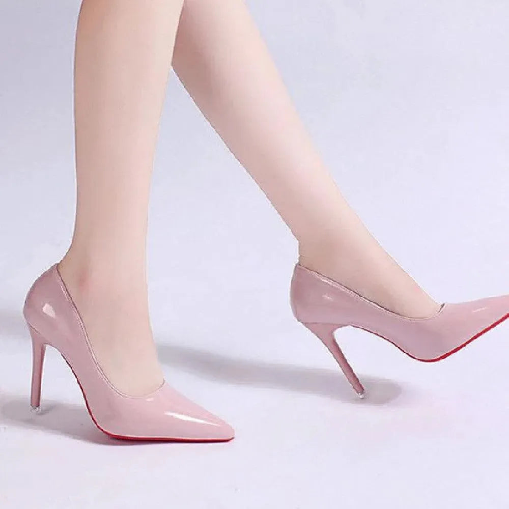 Elegante Damen Plateau Stiletto-Pumps mit hohen Absätzen, einfarbige Optik, vielseitig für Alltag und besondere Anlässe.
