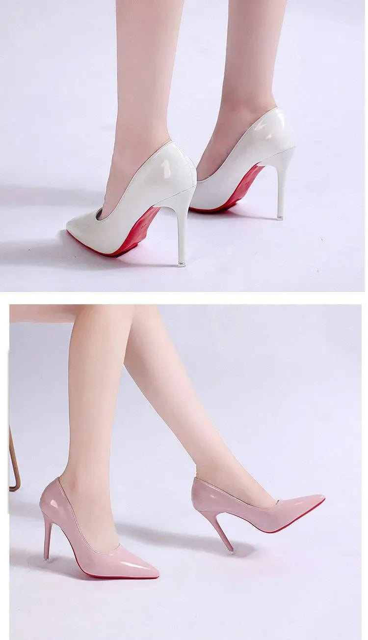 Elegante Damen Plateau Stiletto-Pumps mit hohen Absätzen, einfarbige Optik, vielseitig für Alltag und besondere Anlässe.