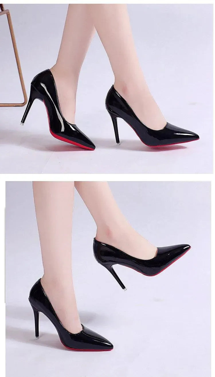 Elegante Damen Plateau Stiletto-Pumps mit hohen Absätzen, einfarbige Optik, vielseitig für Alltag und besondere Anlässe.