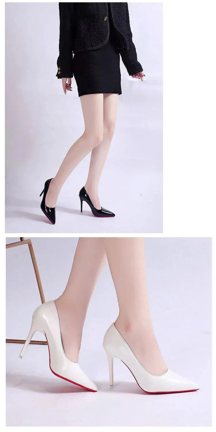 Elegante Damen Plateau Stiletto-Pumps mit hohen Absätzen, einfarbige Optik, vielseitig für Alltag und besondere Anlässe.
