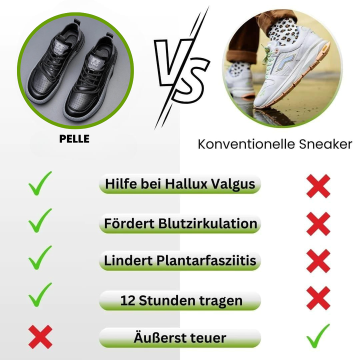 "Elegante ergonomische Lederschuhe für Damen, schwarz, mit flexibler Sohle und atmungsaktivem Design zur Förderung der Fußges