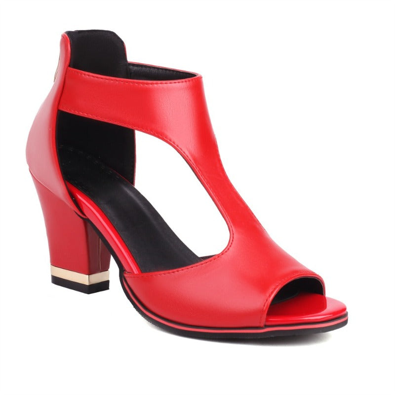 "Elegante Faye orthopädische Absatzsandalen, weibliche Schuhe, beige mit ergonomischer Sohle für Komfort und Stil."