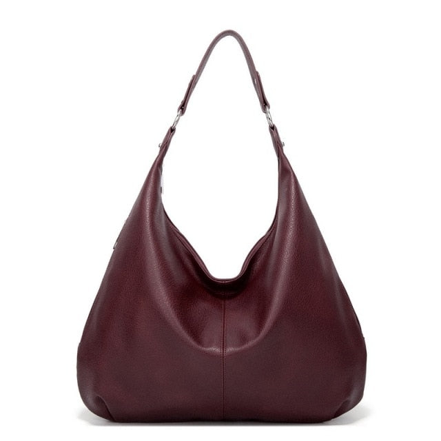 "Elegante große Damen Umhängetasche in verschiedenen Farben, zeitloses Design, geräumig, sicherer Reißverschluss."