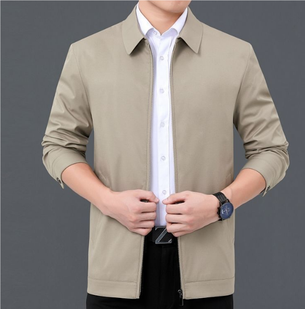 "Elegante Herrenjacke in Blau, einfarbig, klassischer Schnitt, vielseitig für Geschäft und Freizeit, Stil und Komfort vereint