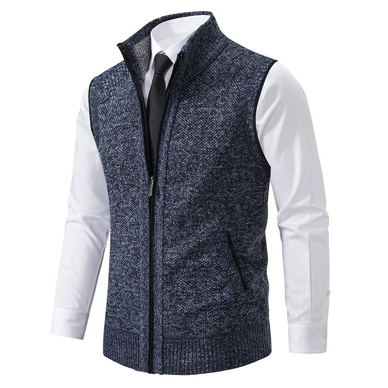 "Elegante Herrenweste in zeitlosem Design mit strukturiertem Muster, ideal für formelle und casual Anlässe, vielseitig kombin