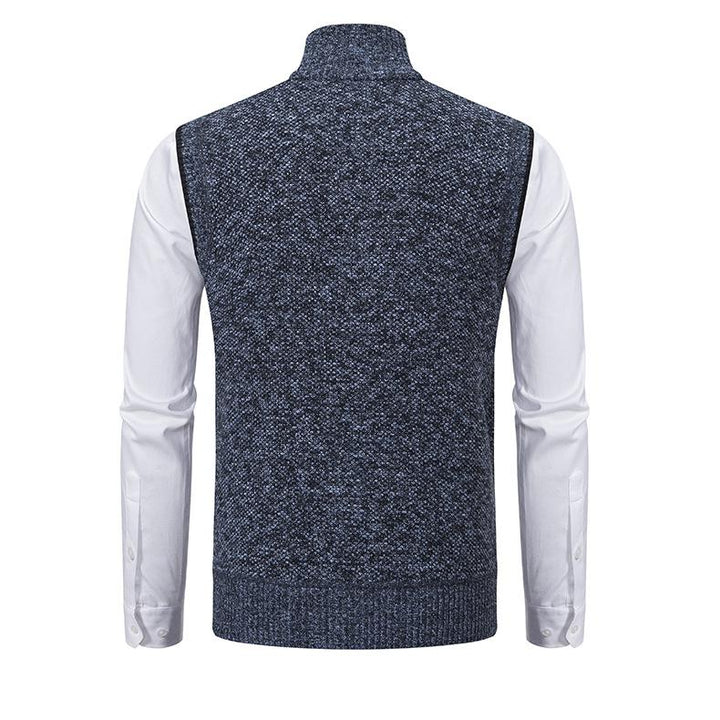 "Elegante Herrenweste in zeitlosem Design mit strukturiertem Muster, ideal für formelle und casual Anlässe, vielseitig kombin