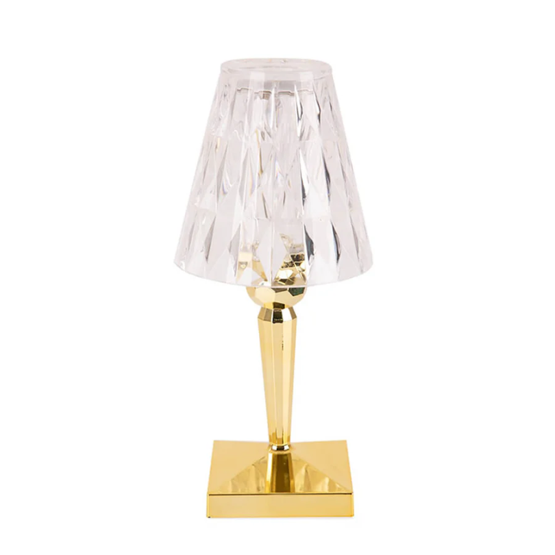 "Elegante Kristall-Tischlampe mit funkelndem Kristalldesign, silberne Akzente, ideal für stilvolles Ambiente im Wohnbereich."