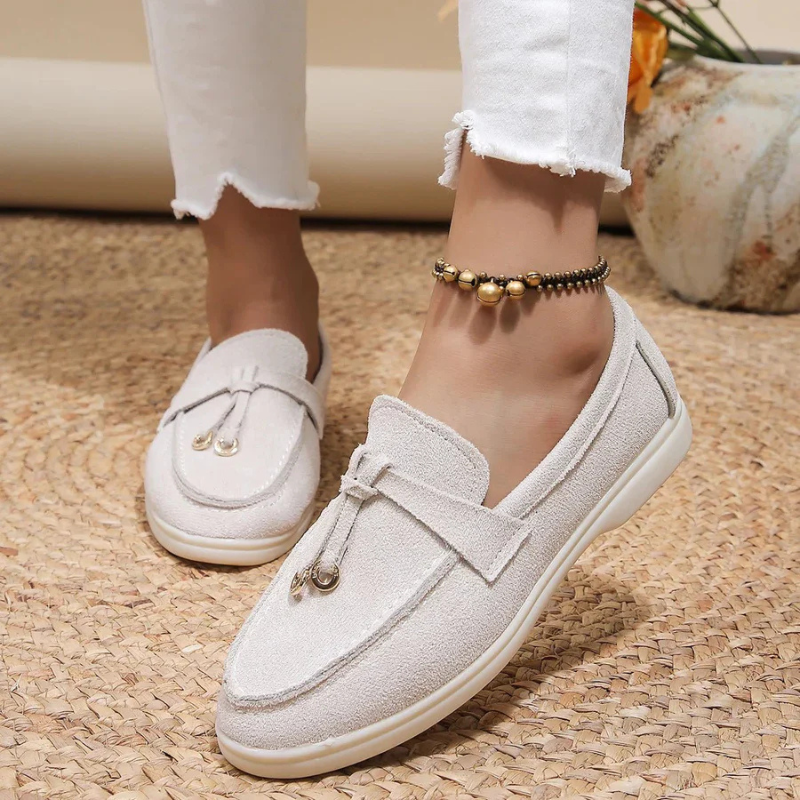 "Elegante, leichte Damenhalbschuhe mit rutschfesten Sohlen, ideal für Alltag und Spaziergänge in der Natur, stilvolles Design