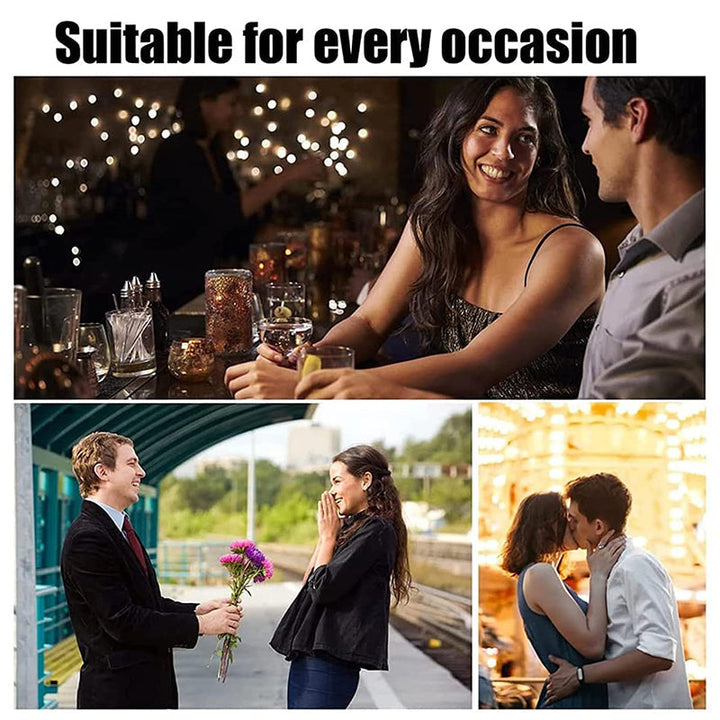 "Elegante Parfümflasche mit goldenem Deckel, symbolisiert langanhaltenden und einzigartigen betörenden Unisex-Duft."