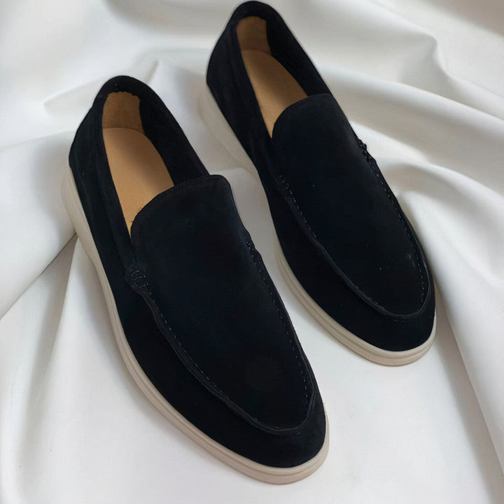 "Elegante Ricardo Loafer aus hochwertigem Leder, beige, mit klassischem Design und hohem Tragekomfort, Herrenschuhe."