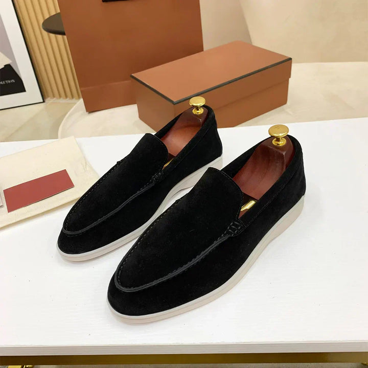 "Elegante Ricardo Loafer aus hochwertigem Leder, beige, mit klassischem Design und hohem Tragekomfort, Herrenschuhe."
