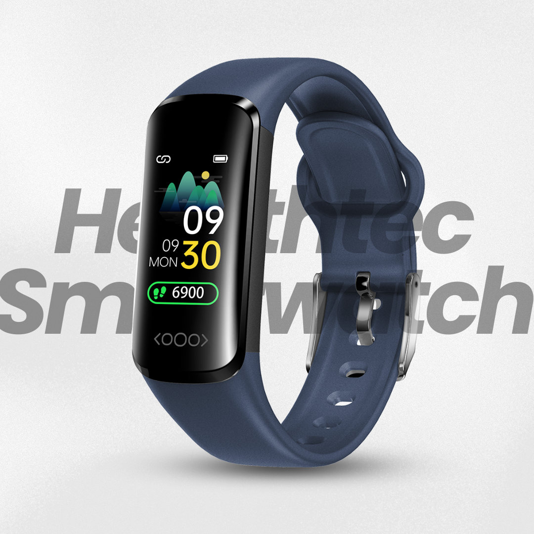 "Elegante Smartwatch mit Blutzuckermessung, anpassbarem Armband, IP68 wasserdicht, ideal für Fitness und Alltag"