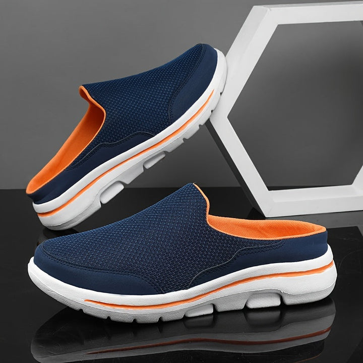 Elegante Sport-Sandalen für Herren mit orthopädischer Unterstützung, stilvollem Design und stoßdämpfender Sohle.