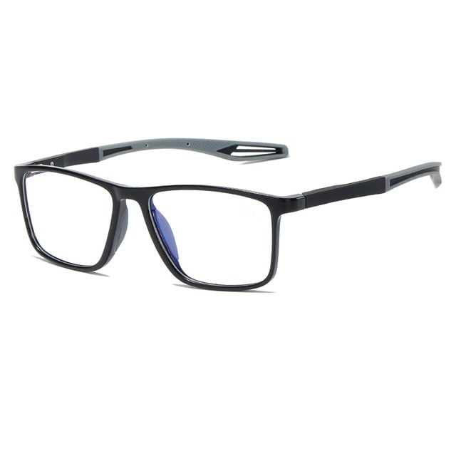 "Elegante ultraleichte multifokale Lesebrille, stilvolle schwarze Fassung, hochwertige Sichtunterstützung für Damen und Herre