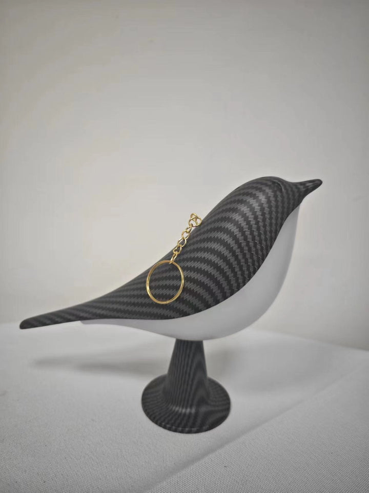 "Elegante Vogel Tischlampe, kabellos mit 3 Leuchtstufen, naturinspiriertes Design für stilvolle Beleuchtung."