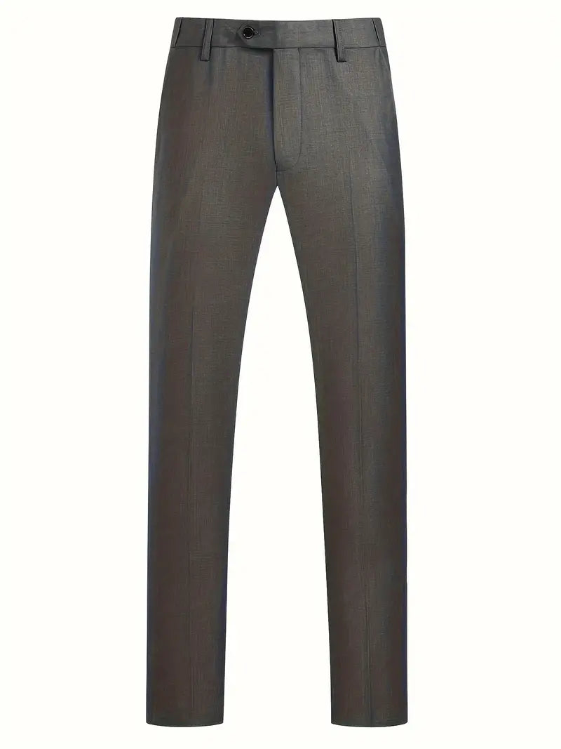 "Eleganter blauer Herrenanzug mit Business-Blazer und Hose, ideal für formelle Anlässe und moderne Gentlemen."