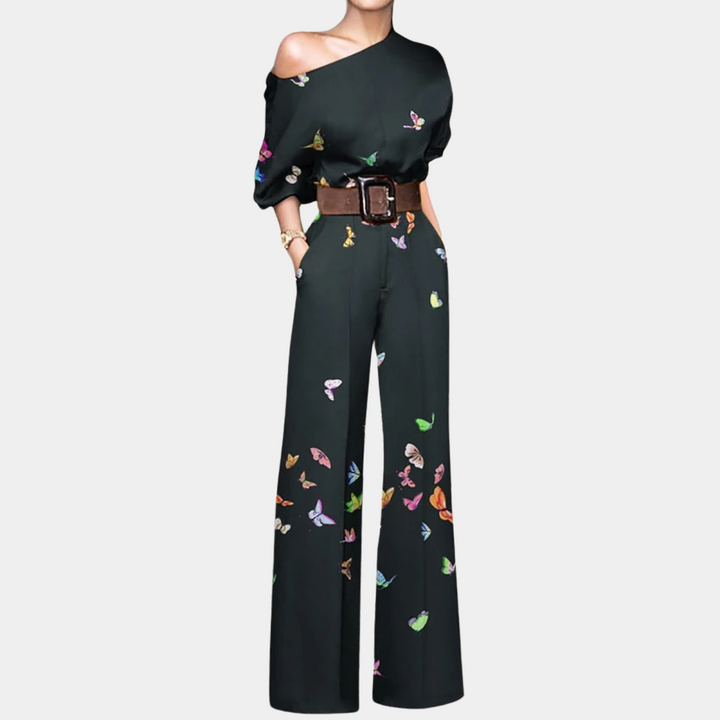 "Eleganter Damen-Jumpsuit mit schmeichelnder Silhouette, betont Figur, bequem, atmungsaktiv, vielseitig für jeden Anlass"