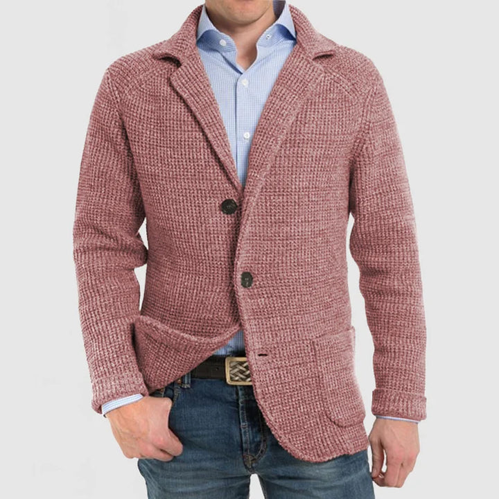 "Eleganter Herren-Blazer in Schwarz, ideal für Business und Freizeit, mit zeitlosem Design und komfortablem Schnitt."