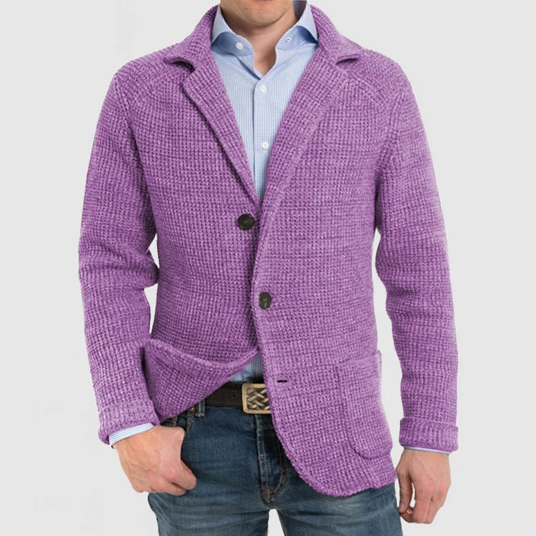 "Eleganter Herren-Blazer in Schwarz, ideal für Business und Freizeit, mit zeitlosem Design und komfortablem Schnitt."