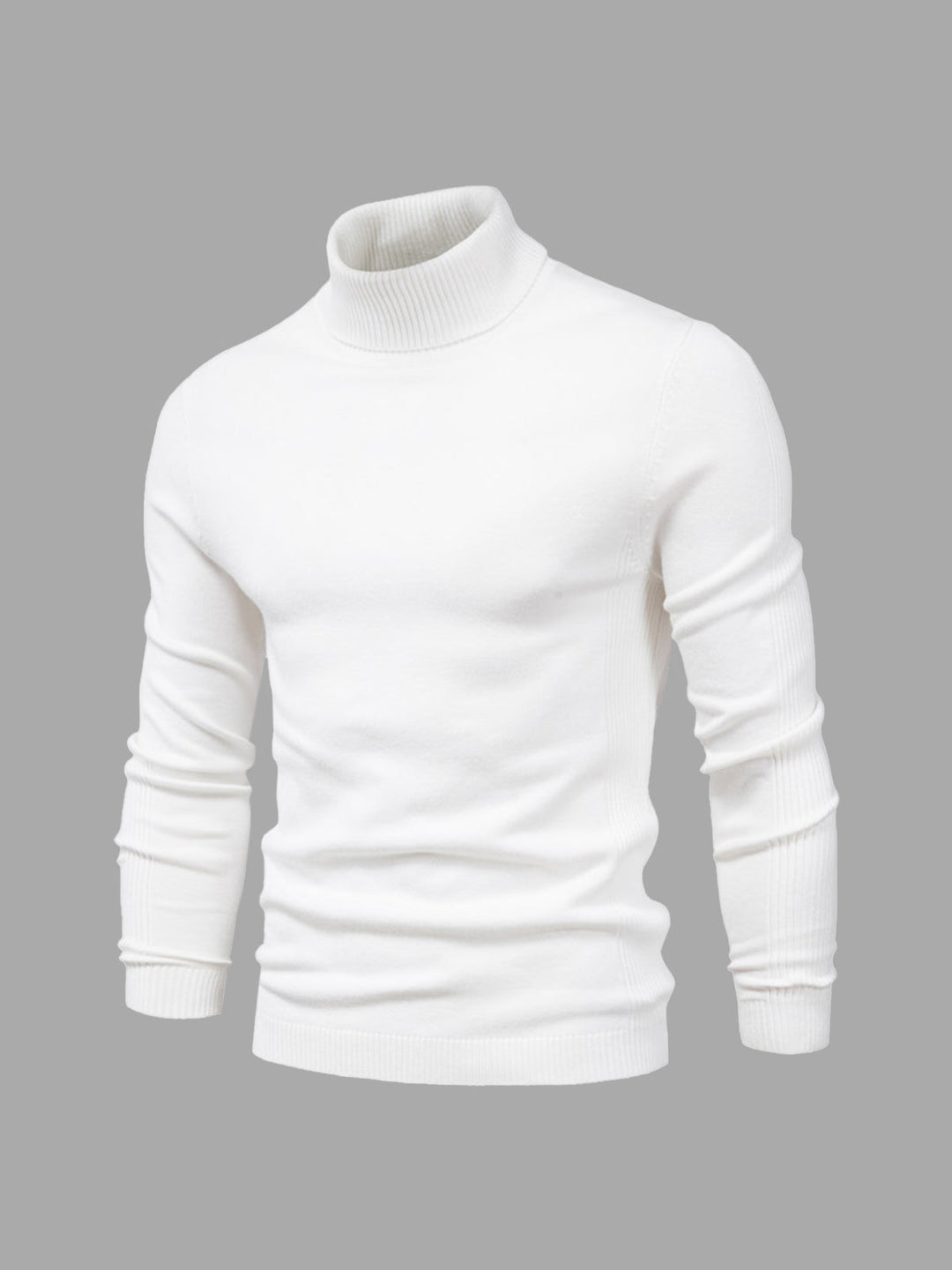 Eleganter Herren Rollkragenpullover aus weicher Baumwolle, zeitloses Design, maschinenwaschbar, vielseitig kombinierbar.