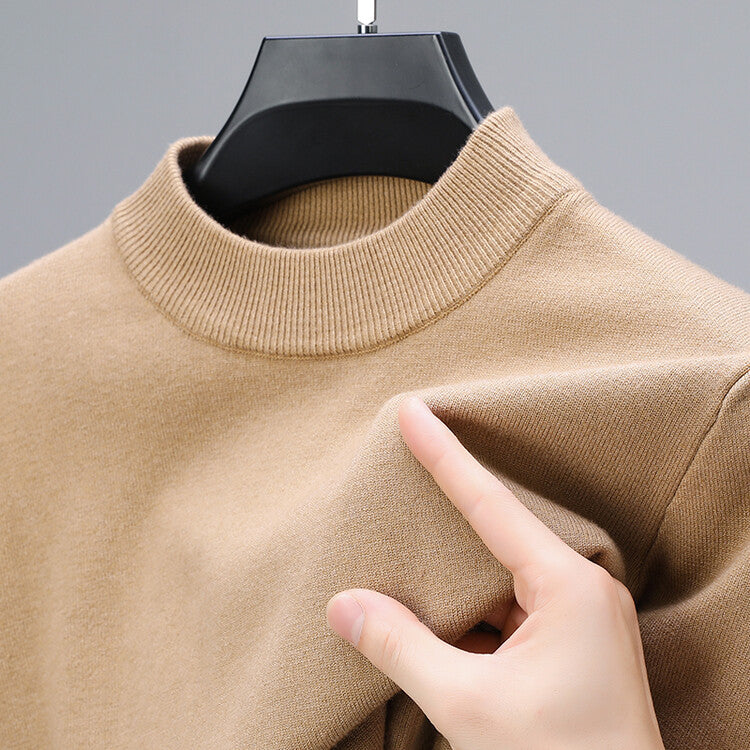 "Eleganter Kaschmir Herrenpullover, stilvoller Schnitt, weicher Stoff, perfekt für vielseitige Looks im Alltag."