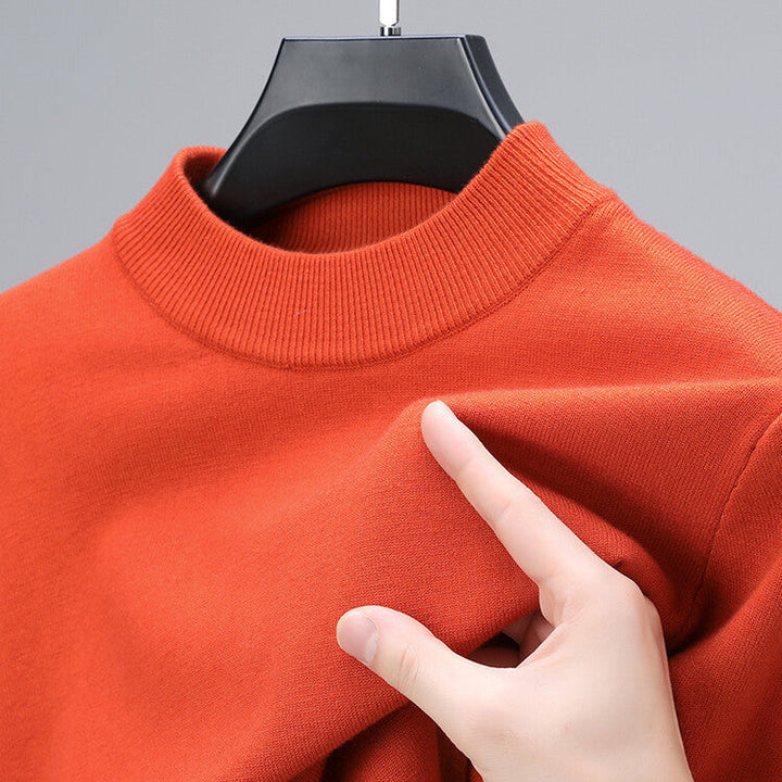 "Eleganter Kaschmir Herrenpullover, stilvoller Schnitt, weicher Stoff, perfekt für vielseitige Looks im Alltag."