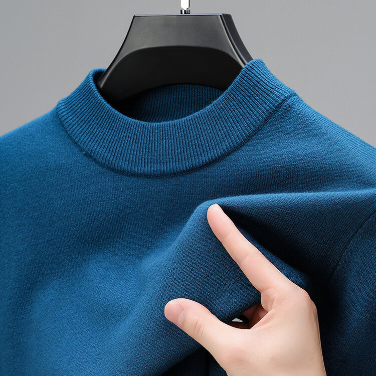 "Eleganter Kaschmir Herrenpullover, stilvoller Schnitt, weicher Stoff, perfekt für vielseitige Looks im Alltag."