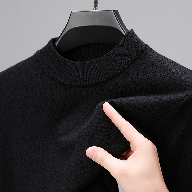 "Eleganter Kaschmir Herrenpullover, stilvoller Schnitt, weicher Stoff, perfekt für vielseitige Looks im Alltag."