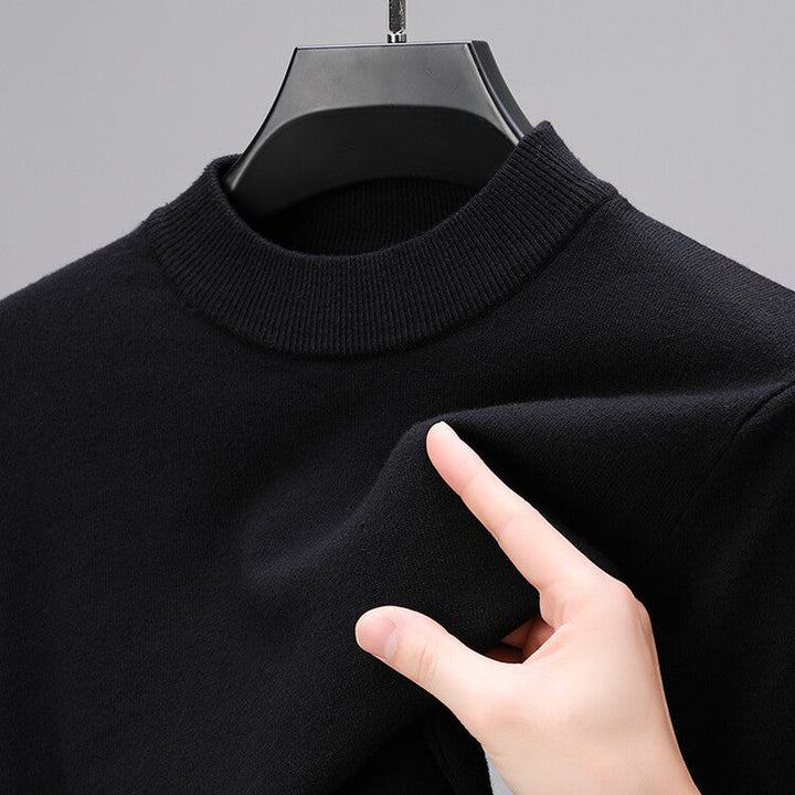 "Eleganter Kaschmir Herrenpullover, stilvoller Schnitt, weicher Stoff, perfekt für vielseitige Looks im Alltag."