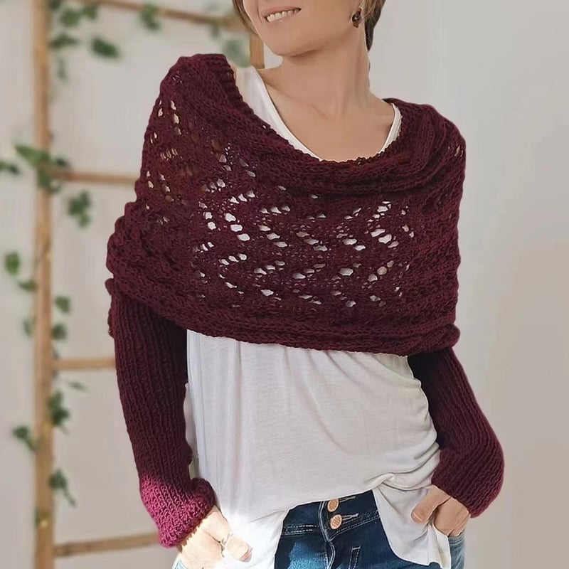 Eleganter Strickschal in Dunkelblau, kuschelig und vielseitig, hochwertiger Strick, passt zu jedem Outfit, ideal für Damen.