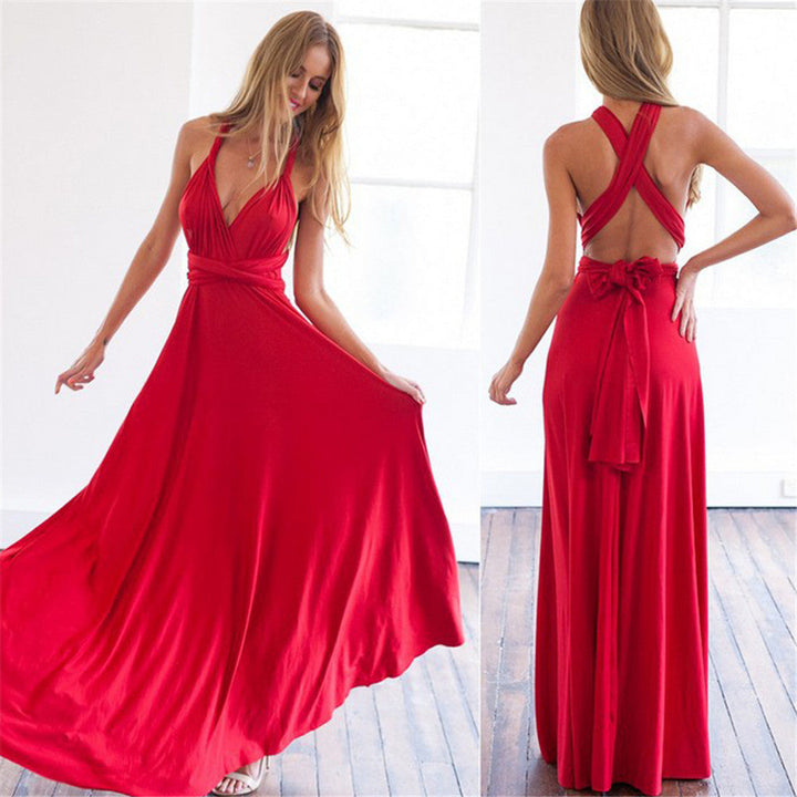 Elegantes Damen Wickelkleid, leicht und vielseitig, figurbetontes Design, zarter Stoff, ideal für Sommer und Brunch.