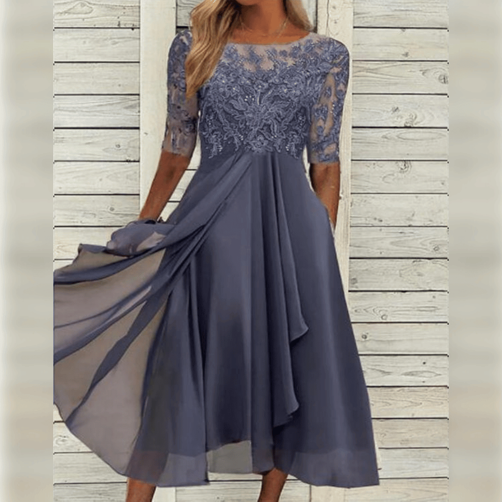 "Elegantes Damenkleid mit schickem Design, komfortabler Passform und zeitloser Ästhetik für besondere Anlässe."