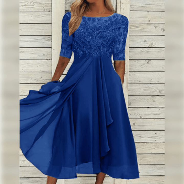 "Elegantes Damenkleid mit schickem Design, komfortabler Passform und zeitloser Ästhetik für besondere Anlässe."