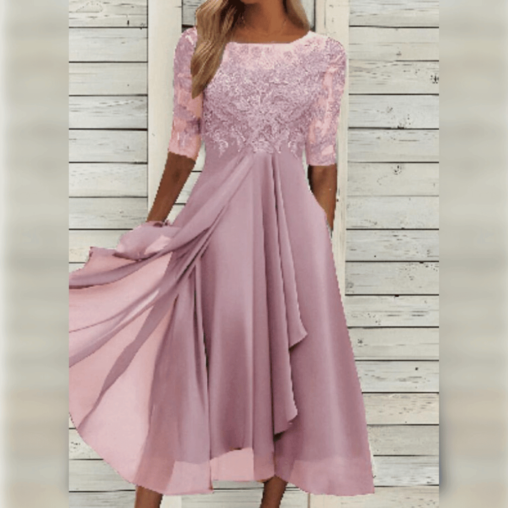 "Elegantes Damenkleid mit schickem Design, komfortabler Passform und zeitloser Ästhetik für besondere Anlässe."