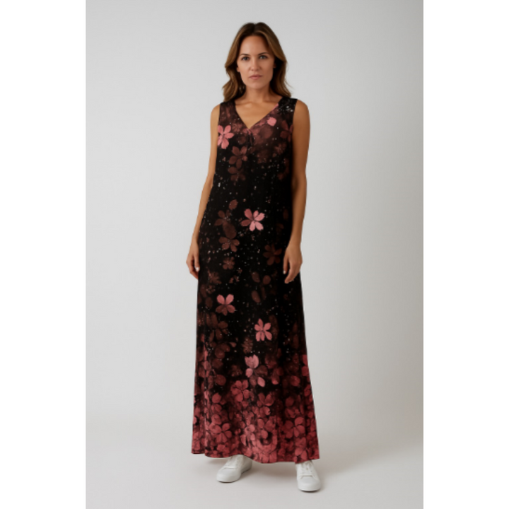 Elegantes gelbes Damenkleid, stilvolles Design, luxuriöser Stoff, betont Silhouette, ideal für elegante Anlässe.