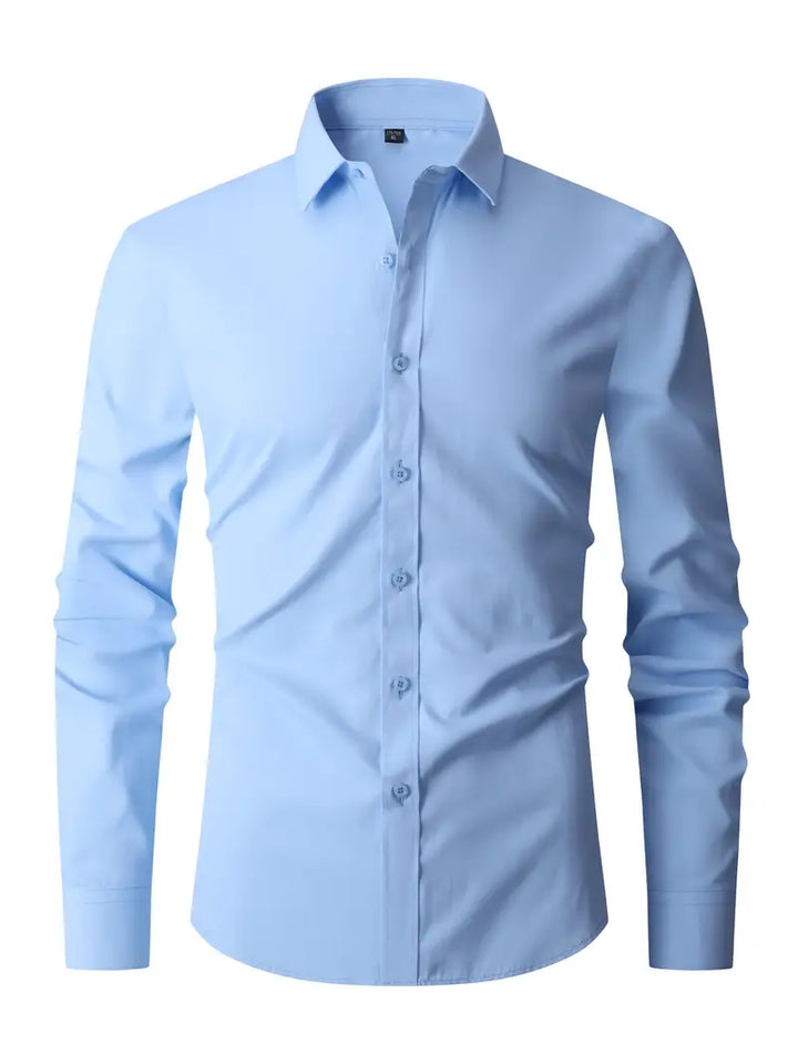 Elegantes Herren Langarmhemd, stilvolles Design, modernes Hemd in verschiedenen Farben für Büro und Events.