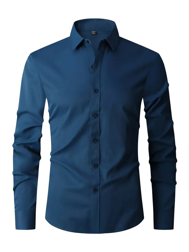 Elegantes Herren Langarmhemd, stilvolles Design, modernes Hemd in verschiedenen Farben für Büro und Events.