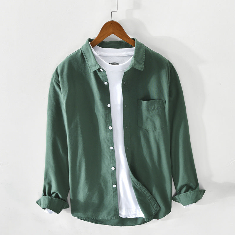 "Elegantes Herren-Oxford-Hemd aus Baumwolle, atmungsaktiv, in klassischem Design, ideal für formelle Anlässe."